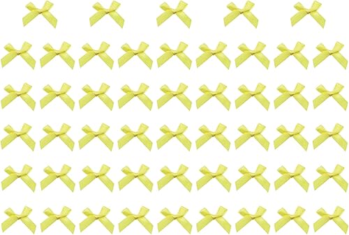 Vista 5 de Shapenty Mini lazos de satén para coser, álbumes de recortes, tarjetas, boda, regalo de Navidad, vestido de niñas, accesorios para el cabello, Verde