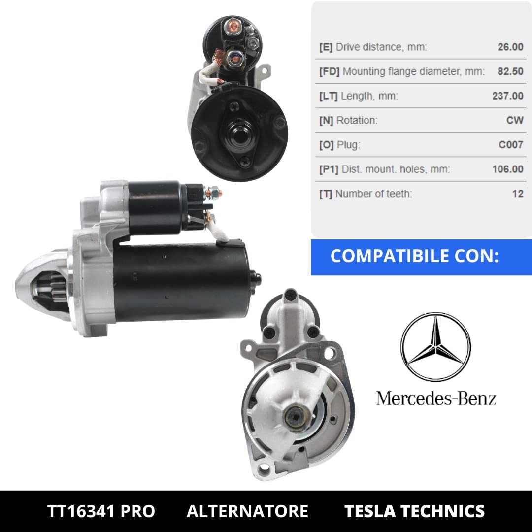 Motorino Avviamento Auto 12V | 1.2 KW Compatibile Per Bmw