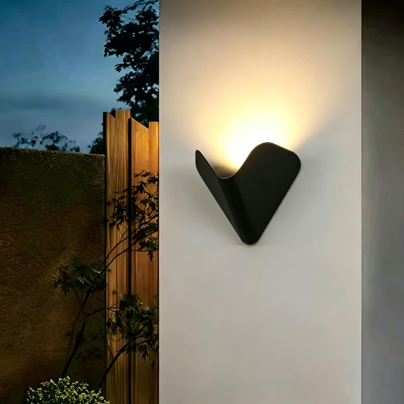 SDUYTDG IP65 Waterproof Outdoor Wall Lights, Aluminum Exterior Lighting Fixtures Modern Outdoor Wall Sconce Lights for House, Garage, Porch, Doorway