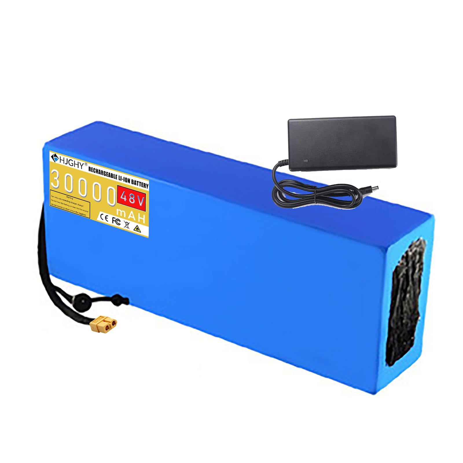 Akumulator litowo-jonowy 36 V 30 Ah, akumulatory do rowerów elektrycznych 48 V 35 Ah, akumulator litowo-poliuretanowy 60 V 40 Ah z zabezpieczeniem BMS do silników 540 W–2400 W