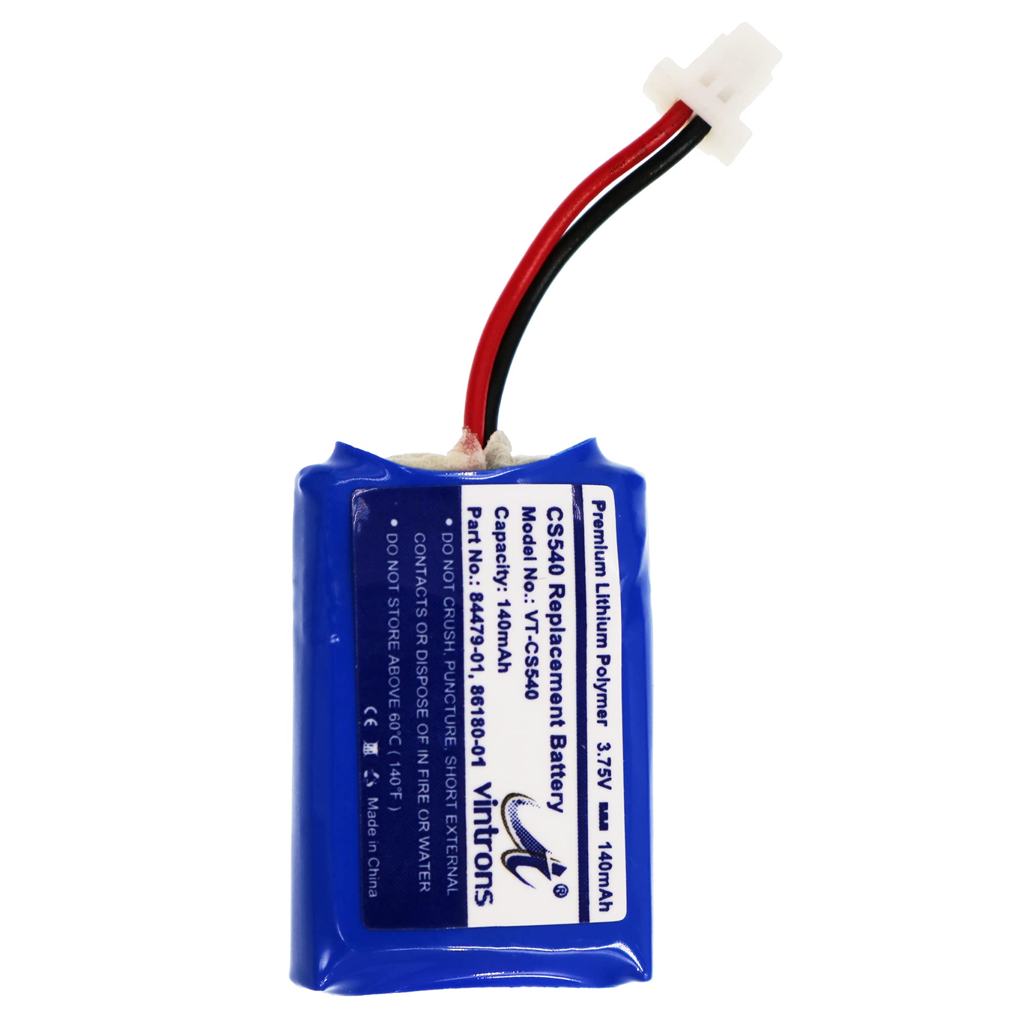 VINTRONS 86180-01, 84479-01, CS540, C054 Battery Replacement Compatible for Plantronics CS540, C054 Wireless Headset;