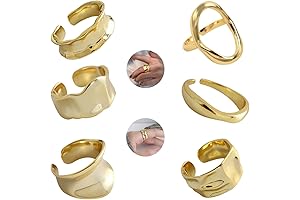 Statement Rings for Women: Own Your Style with Chunky Gold Open Rings