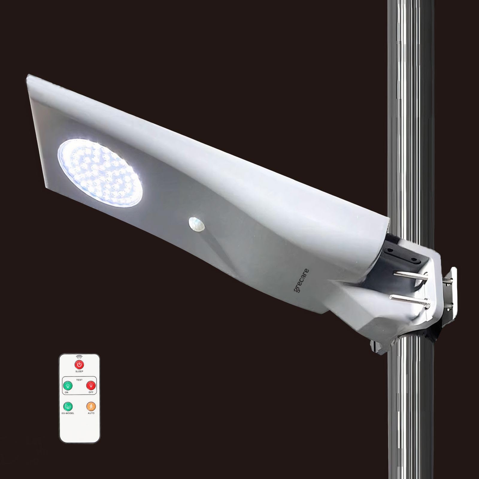 Amazon.co.jp : grecare 街灯 ソーラー 屋外 街路灯 外灯 LED ソーラー