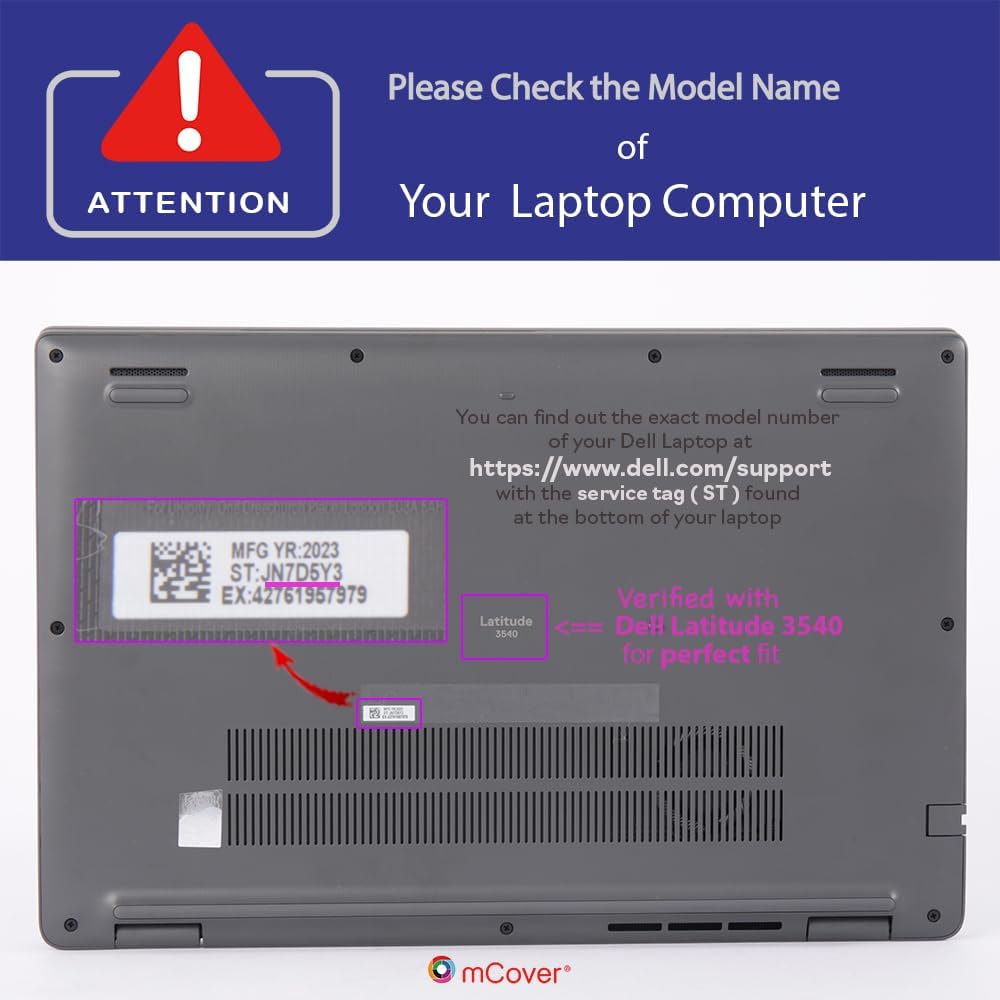 mCover Case Compatible ONLY with 2023-2024 15.6" Dell Latitude 3540/3550 Series Laptop Computer (NOT Fitting Any Other Dell Models) - Pink - Image 4