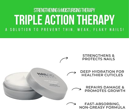 Nailoid TRIPLE ACTION THERAPY Treatment for Weak, Thin & Flaky Nails | 15g