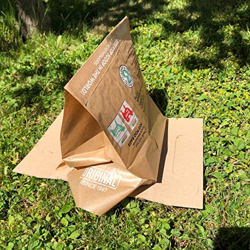Eco Poop Scoop Hundekotbeutel mit Henkel & biologisch abbaubar (30 Stück, Pappe) - kompostierbare Kotbeutel für kleine, mittelgroße und große Hunde & Welpen - Kotbeutel, Hundebeutel, Dog Poop Bags