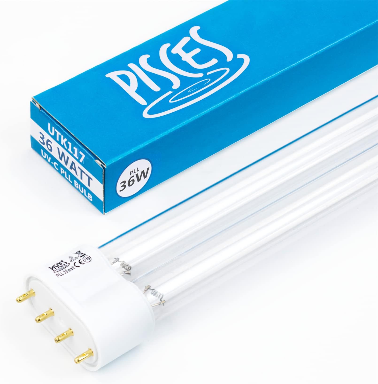 Pisces 36w (watt) PLL Replacement UV Bulb Lamp for Pond Filter UVC