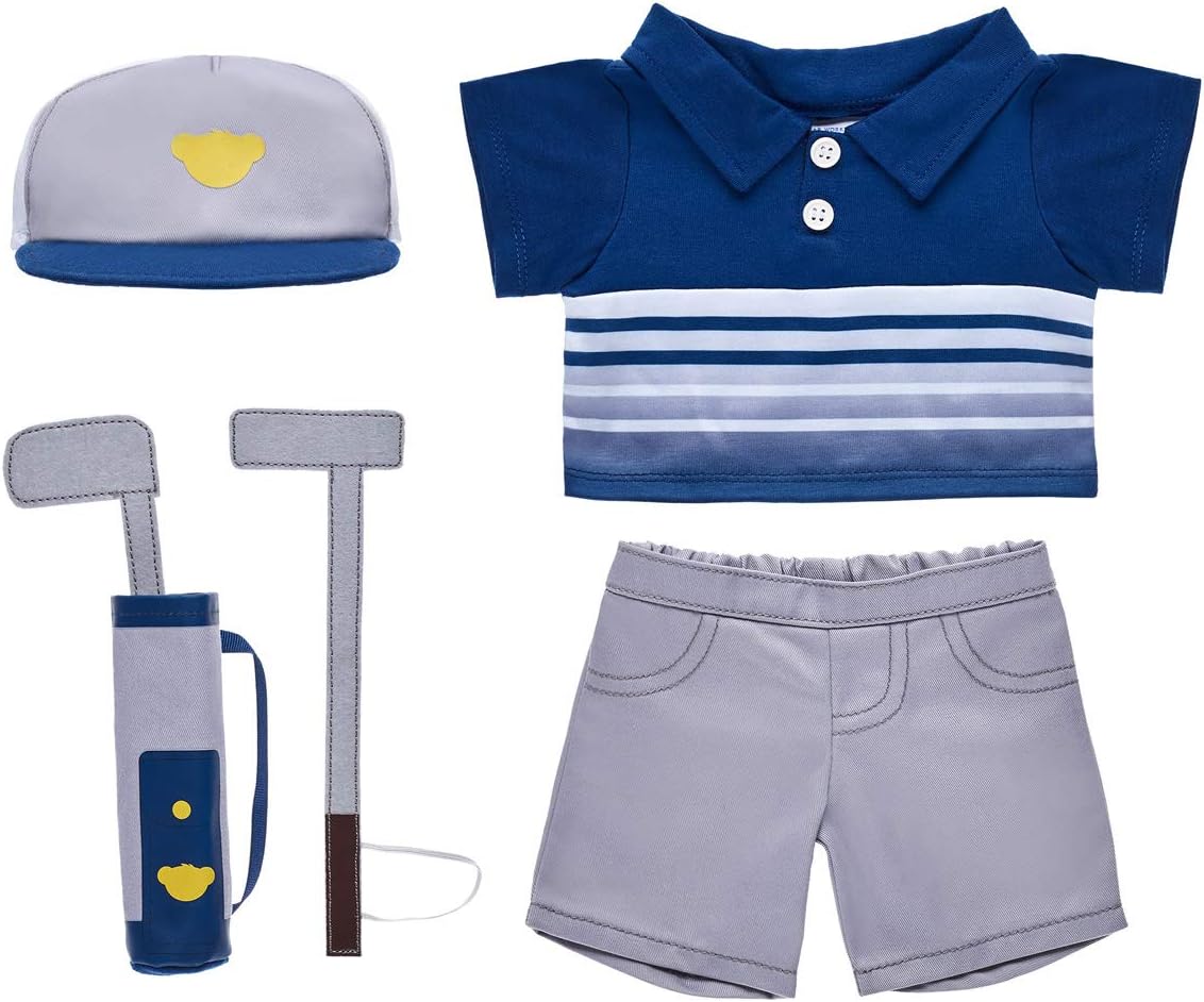 Amazon.co.jp ビルド・ア・ベア ぬいぐるみ コスチューム セット ゴルファー ダッフィー 着せ替え服 洋服 ディズニー