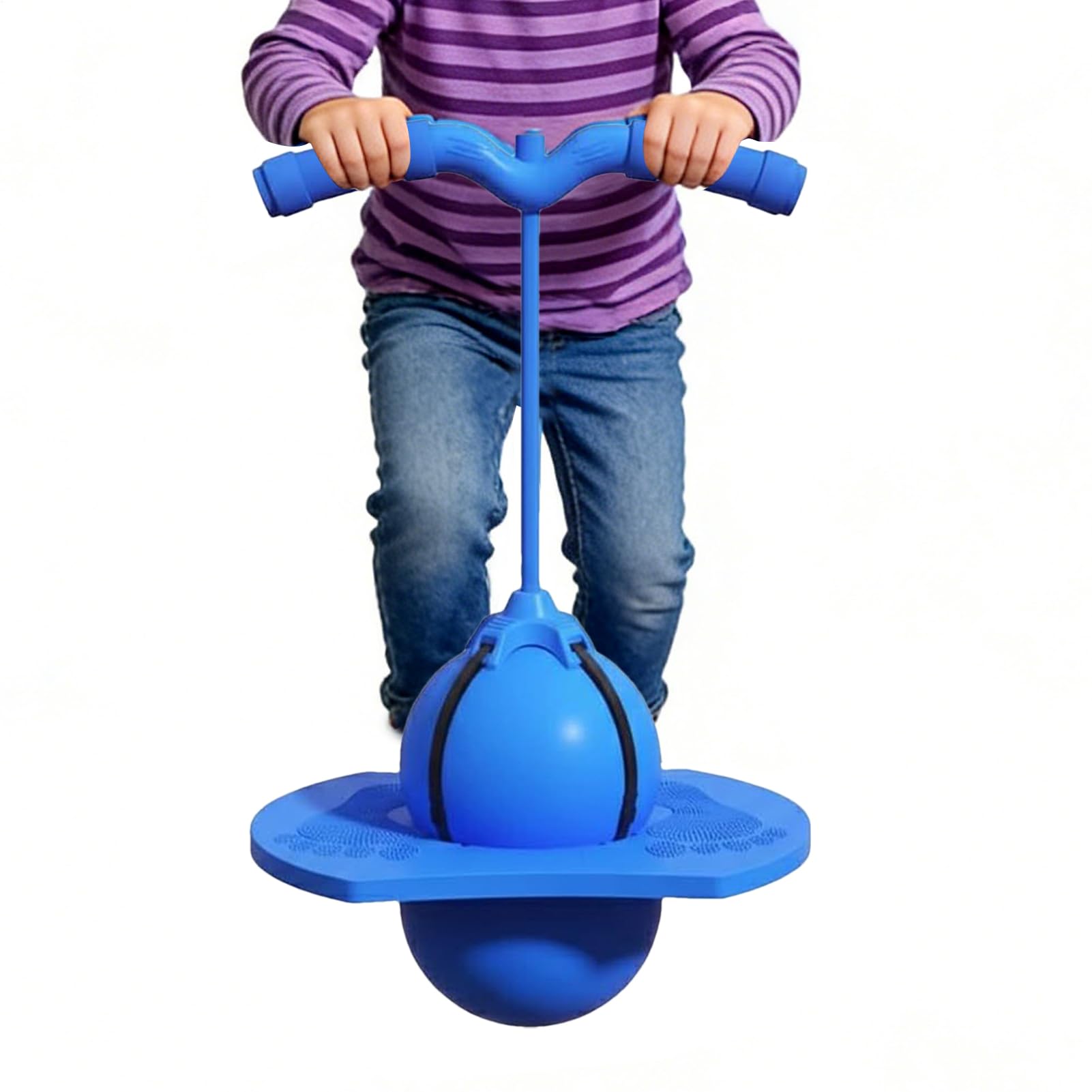 Ballon sauteur pour enfants - Jouet à sauter avec pompe à air - Ballon sauteur pour enfants - Pour adultes - Équilibre - Jeu en extérieur et en intérieur