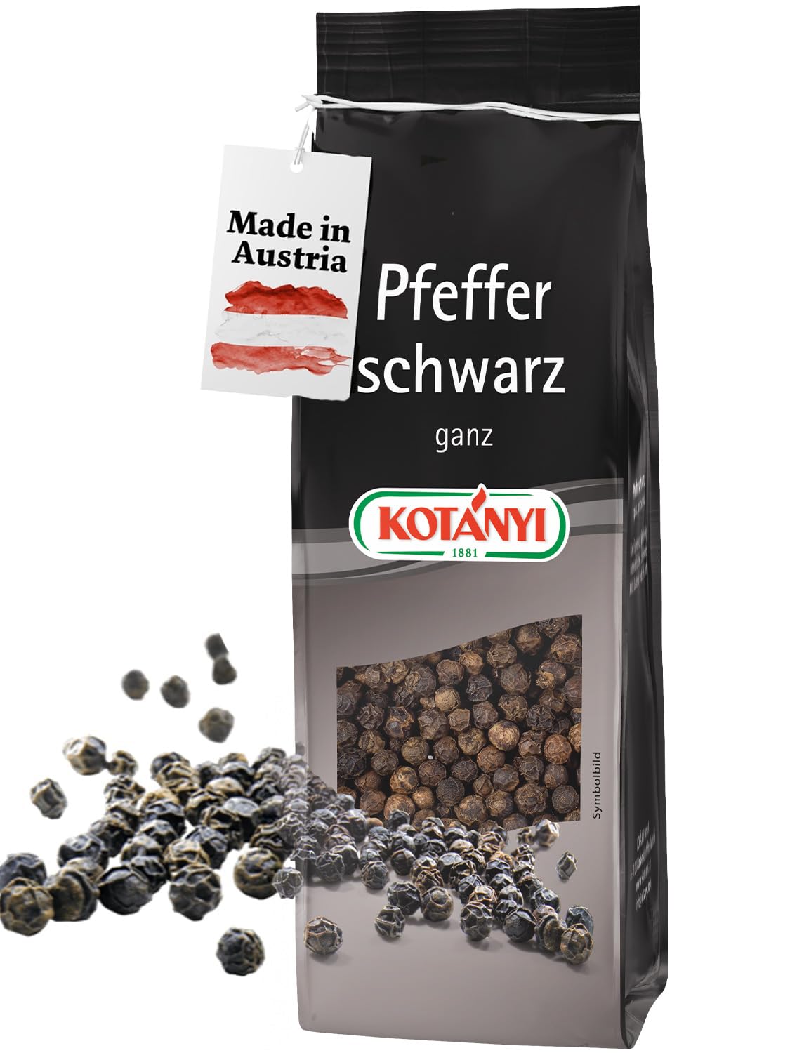 SEO-Titel: KOTÁNYI Schwarz Pfeffer, Naturgewachse, 50 g - Duftender Frischmacher für Deine Speisen!