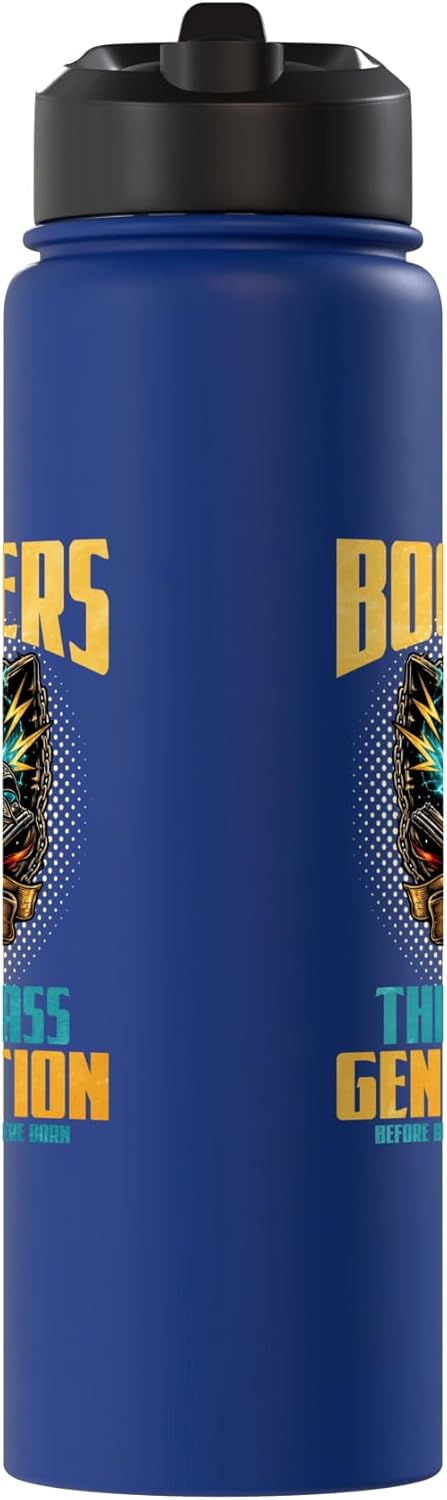 Boomers The Badass Generation Stainless Steel Insulated Water Bottle
