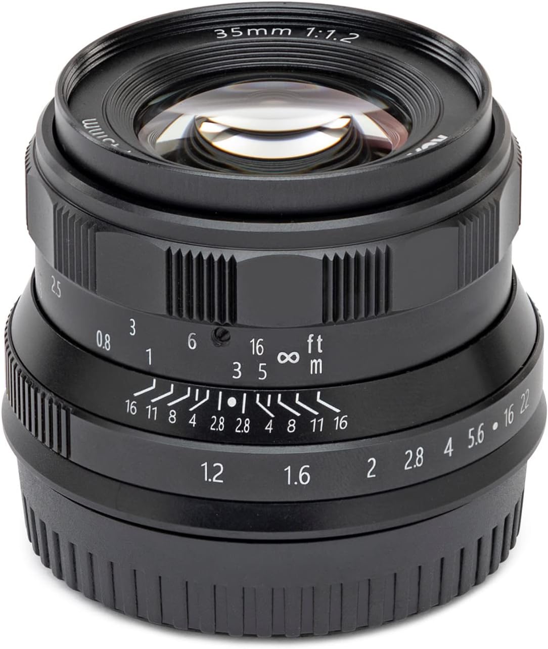 Koah Artisans Series 35mm f/1.2 Large Aperture Manual Focus Lens for Micro Four Thirds (Black)