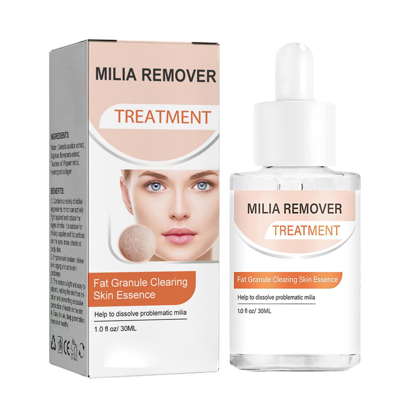Rimozione di milie | 30 ml di detergente Milia per la riparazione dei granuli grassi | Milia Removal Under Eye aiuta a dissolvere e ridurre Milia intorno agli occhi (30 ml)