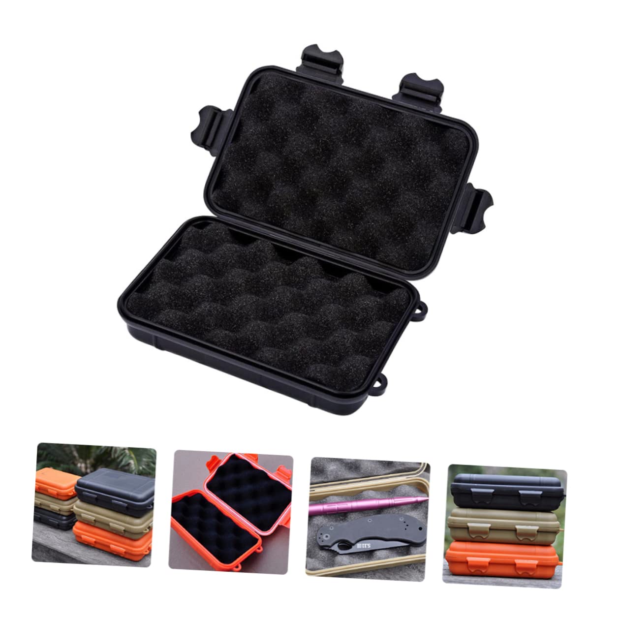 VICASKY 2pcs Wilderness Survival Box Container for Outdoor Adventures for Camping Hiking and Emergency Kits Shockproof and Versatile Storage