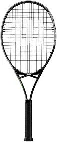 Raquete de tênis Wilson WR087510U2, pré-amarrada, Aggressor 112 (Agressor) Grip tamanho 2, preta