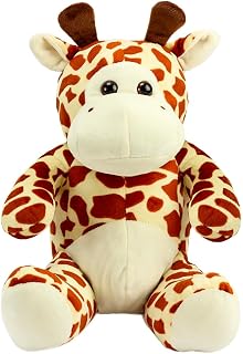 Pelúcia Bichos da Floresta Safari Tigre Leão Girafa Onça Fofinha Antialérgico 25 cm (Girafa)