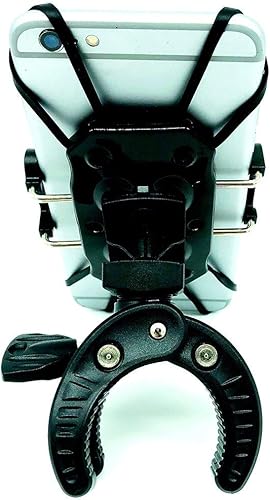 Miniatura 2 de Ampcaddy Soporte para teléfono con abrazadera, soporte universal para bicicleta, barco, automóvil, carrito de golf y cochecito, se adapta a iPhones,