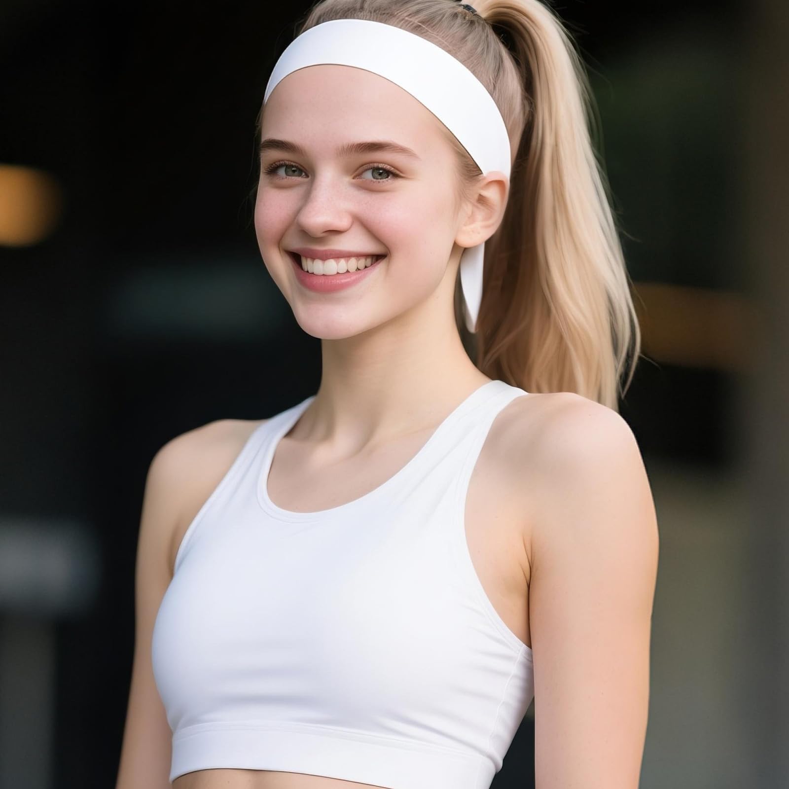 Sucrain Stirnband, Sportschweißband, verstellbar, Ninja, Karate, Schweißband, schweißableitend, Workout-Stirnband für Männer und Frauen, Basketball, Laufen, Tennis, Leichtathletik, 3 Stück