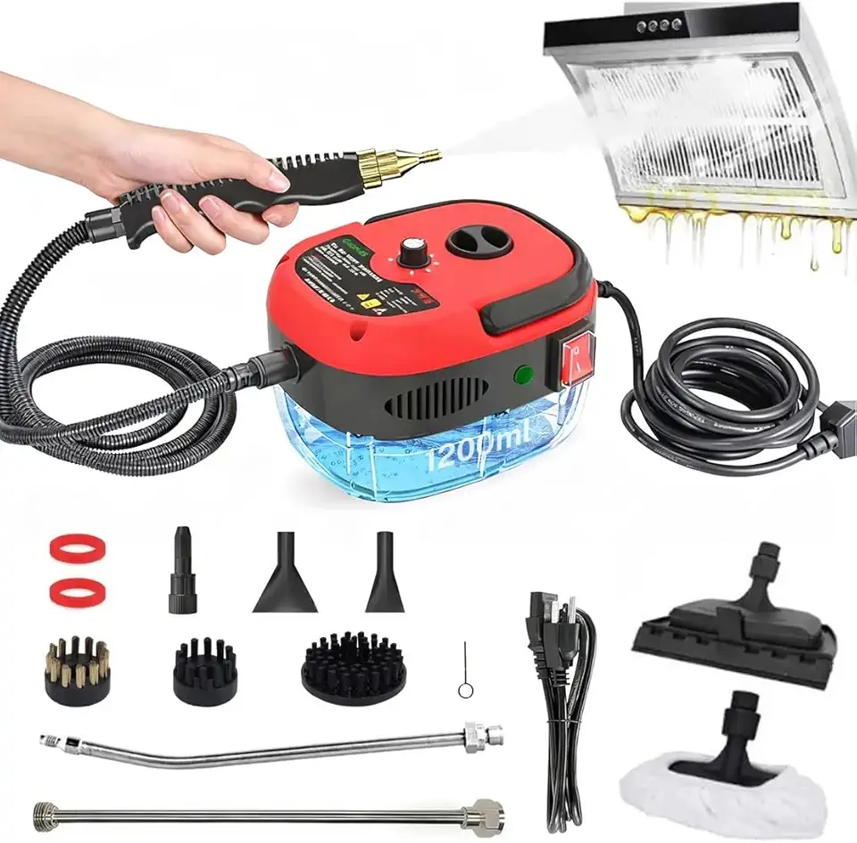 Limpador A Vapor 2500w 110v-portátil Vaporizador Para Case Vermelho