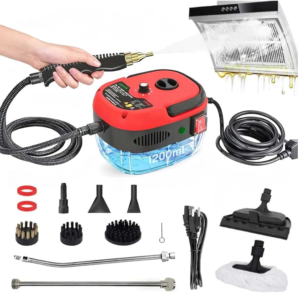 Limpador A Vapor 2500w 110v-portátil Vaporizador Para Case Vermelho