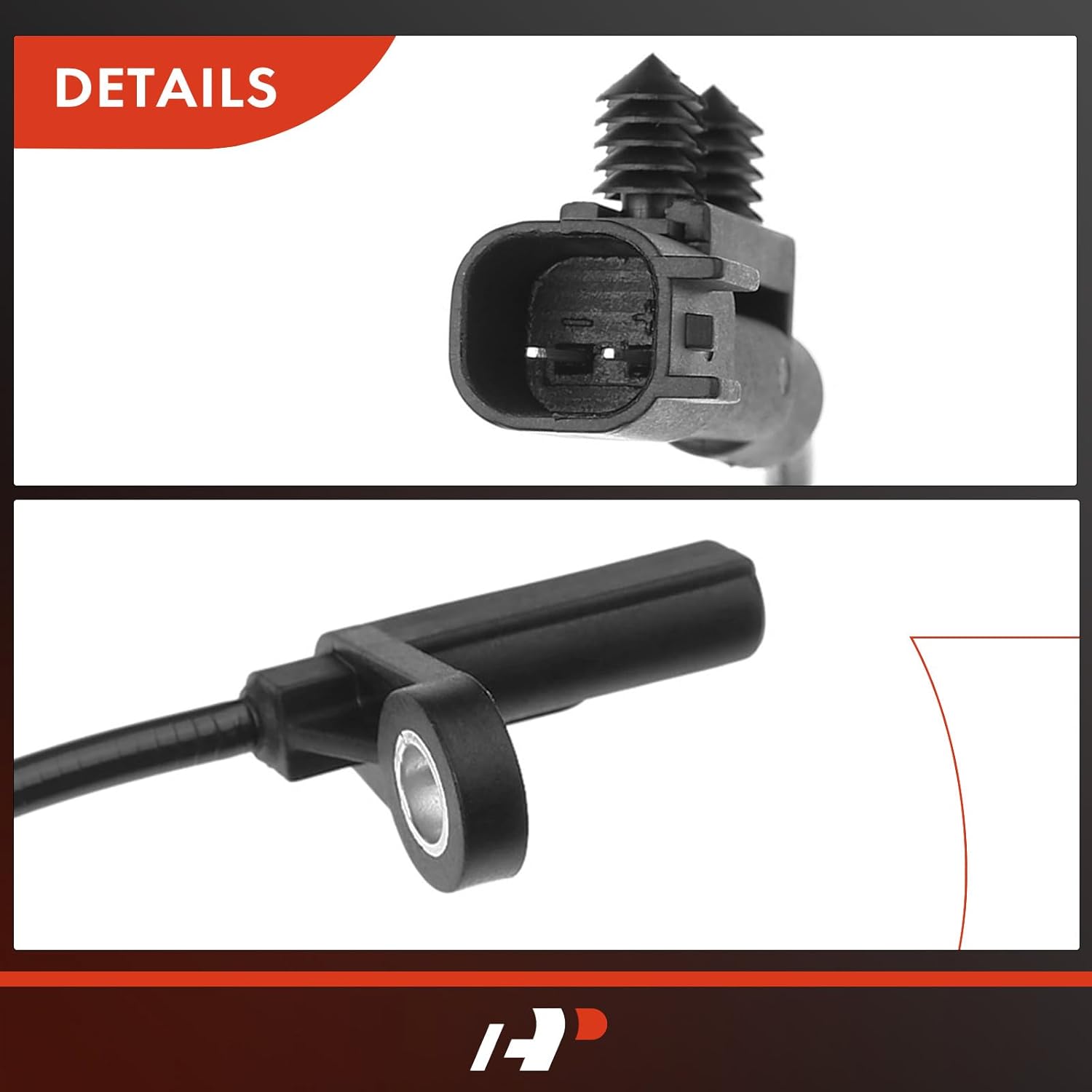 A-Premium ABS Wheel Speed Sensor Compatible with Dodge Models - Charger 2015-2020, Challenger 2017-2020, AWD - Front and Rear, Driver and Passenger Side, 2-PC Set, Replace# 68199987AC, 4779645AB