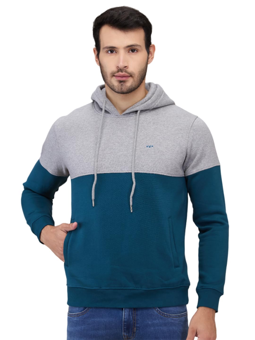 Men Regular Fit Solid Pattern Cotton Polyester Blend Full Sleeve Henley Neck Casual Sweatshirt-image-30