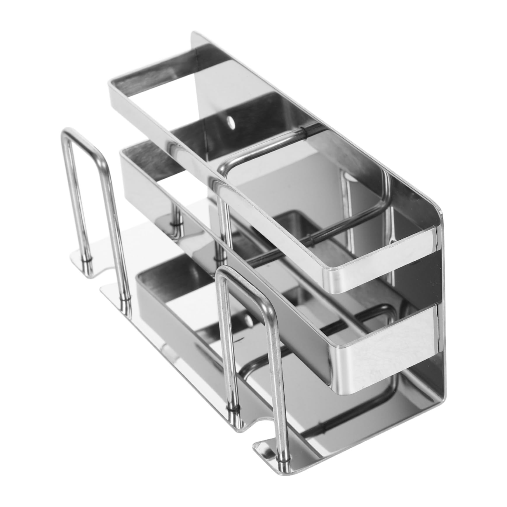 PRETYZOOM 4piezas Soporte para Cepillos De Dientes Inoxidable Organizador De Pared para Baño Montaje Sin Perforación Multiusos para Artículos De Aseo
