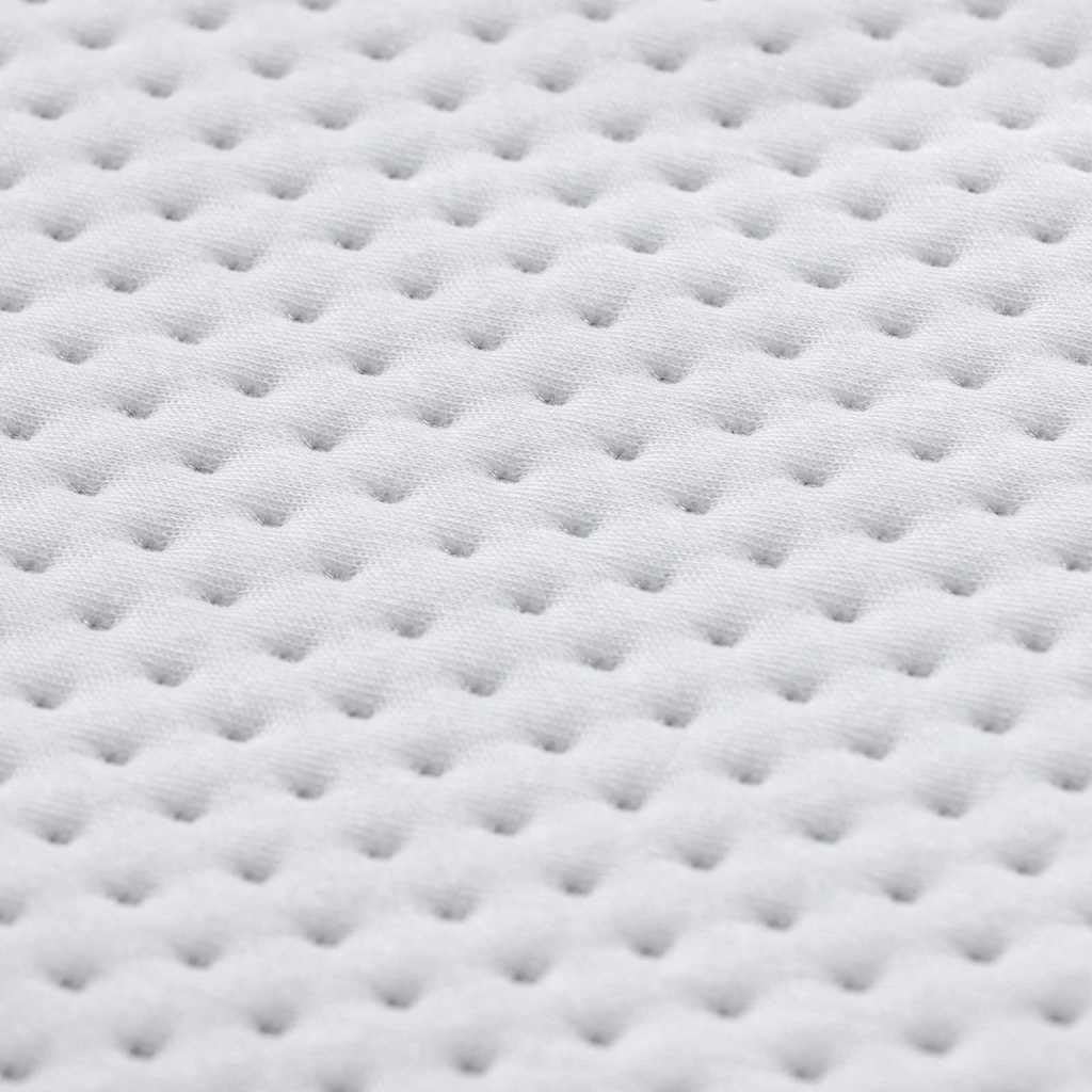 vidaXL Nakładka na materac Biały 80 x 200 cm Tkanina jacquard