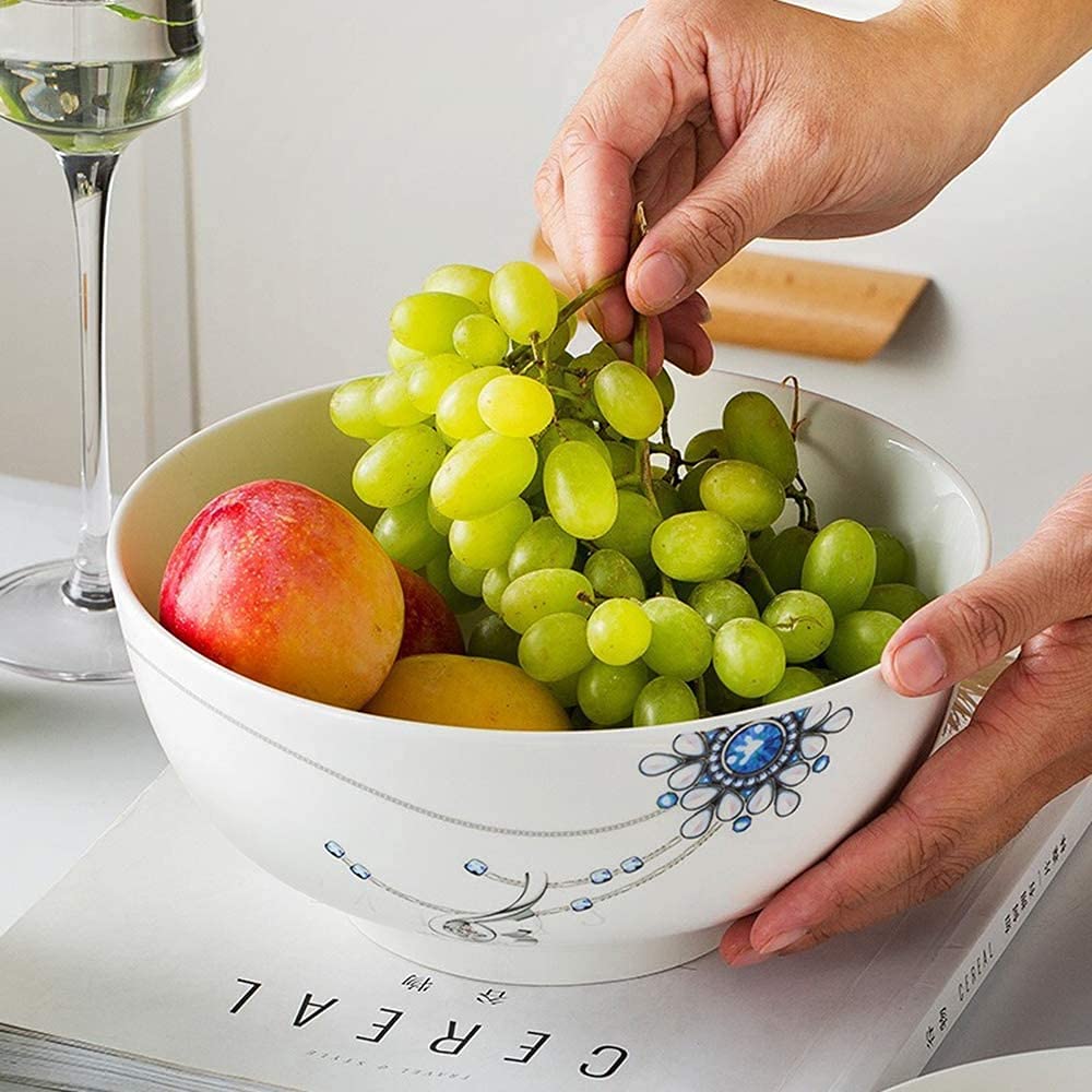 Essteller, luxuriöses Tafelservice für Partys, 36-teiliges Porzellangeschirr-Set – Essteller- und Schüssel-Sets, Keramikgeschirr-Set für 6/8/10 Personen