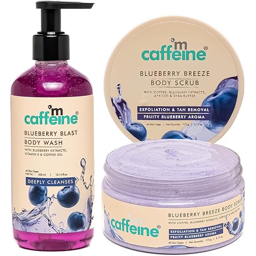 mCaffeine Blueberry Glow Duo 300ml