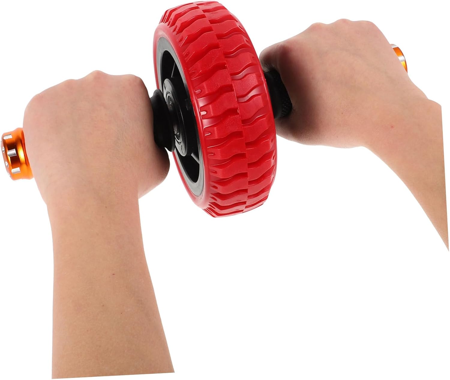 Kisangel Portable Ab Roller Wheel for Core Workouts Ergonomic Design with Spring Resistance for Abdominal Exercise Home and Gym Use Strengthen Core Muscles and Burn Belly Fat