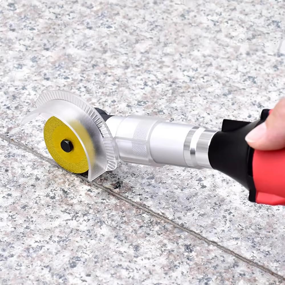 Limpiadora de Ranuras de Azulejos Eléctrica de 220V CA, Herramienta Manual para Quitar Lechada con Velocidad Ajustable de 350W