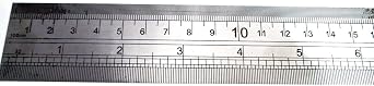 Toolzone 1m Stainless Steel Ruler In Wallet