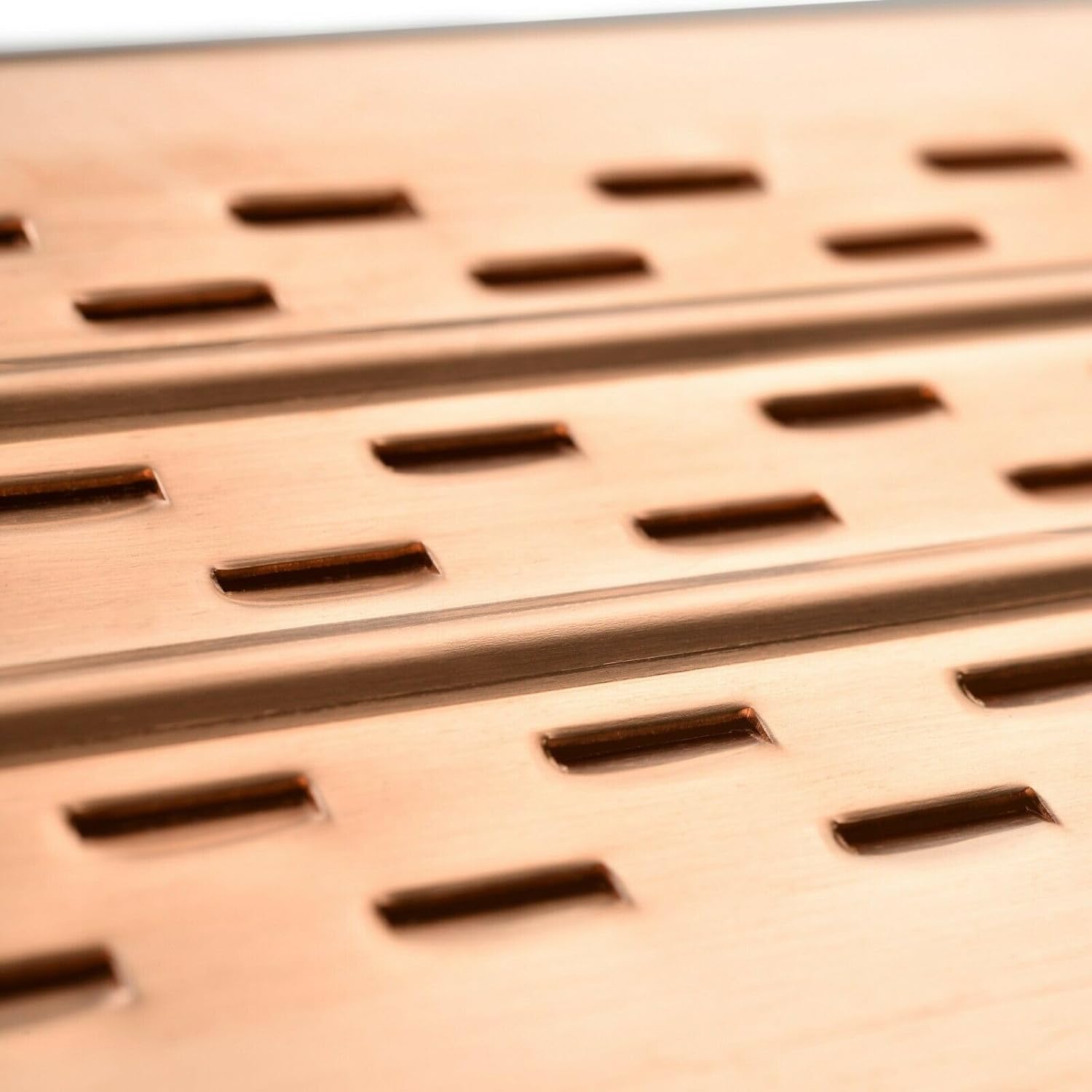 PRO Copper Gutter Guard Systems 5" Inch and 6" inch Adjustable Half Round Gutter Protection Under The Shingle Installation|Made in The USA | Manufacturer Art of Gutter (Copper - 25 Feet)