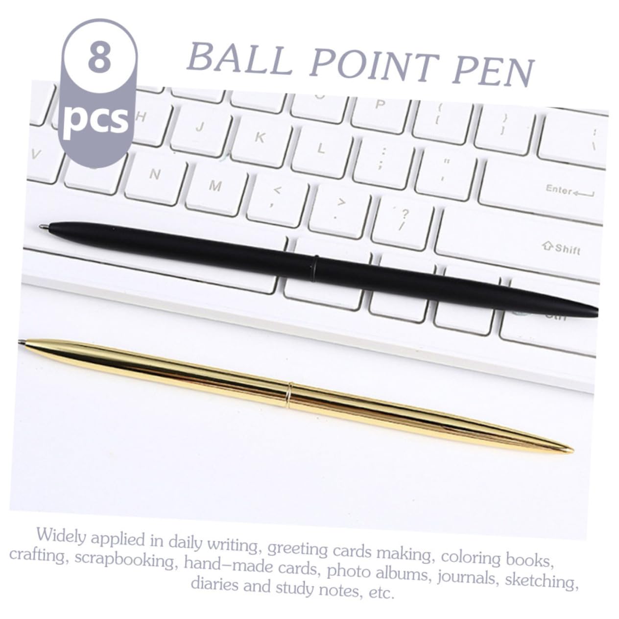 Lurrose Lot De 4 Stylos À Bille De Noël Multifonctions À Écriture Fluide Pour Étudiants Avec Poignée Ergonomique 8 Pièces X 4