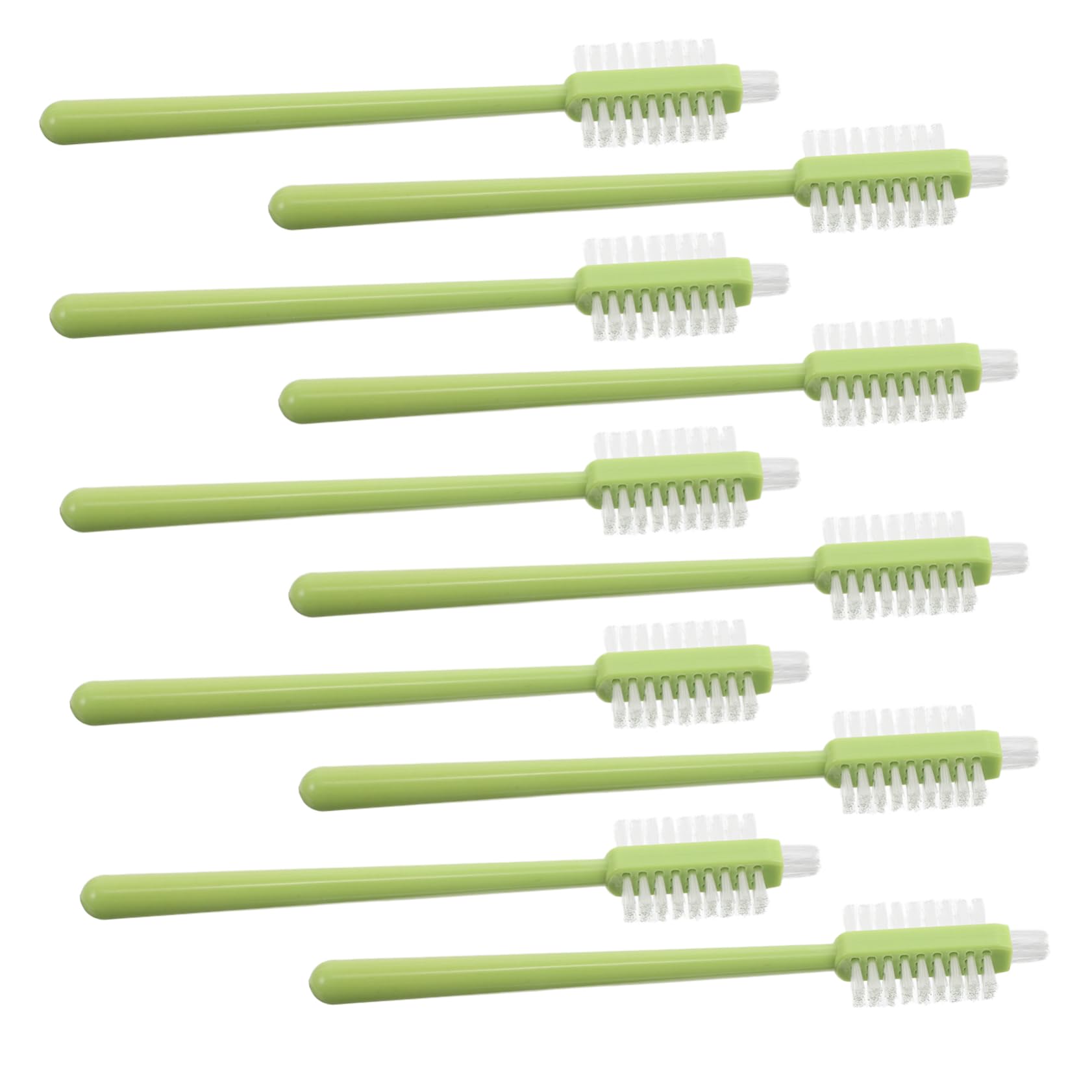 STOBAZA 10pcs Nylon Cleaning Brush: Soy Milk Maker Clean Brush Soft Reusable Cup Scrubber for Household Coffee Grinders Milk Frothers Machines