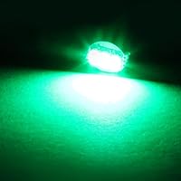 Vista 2 de 20x T5 17 74 73 Bombillas LED Indicadoras de Salpicadero para Instrumentos de Medida (Verde)