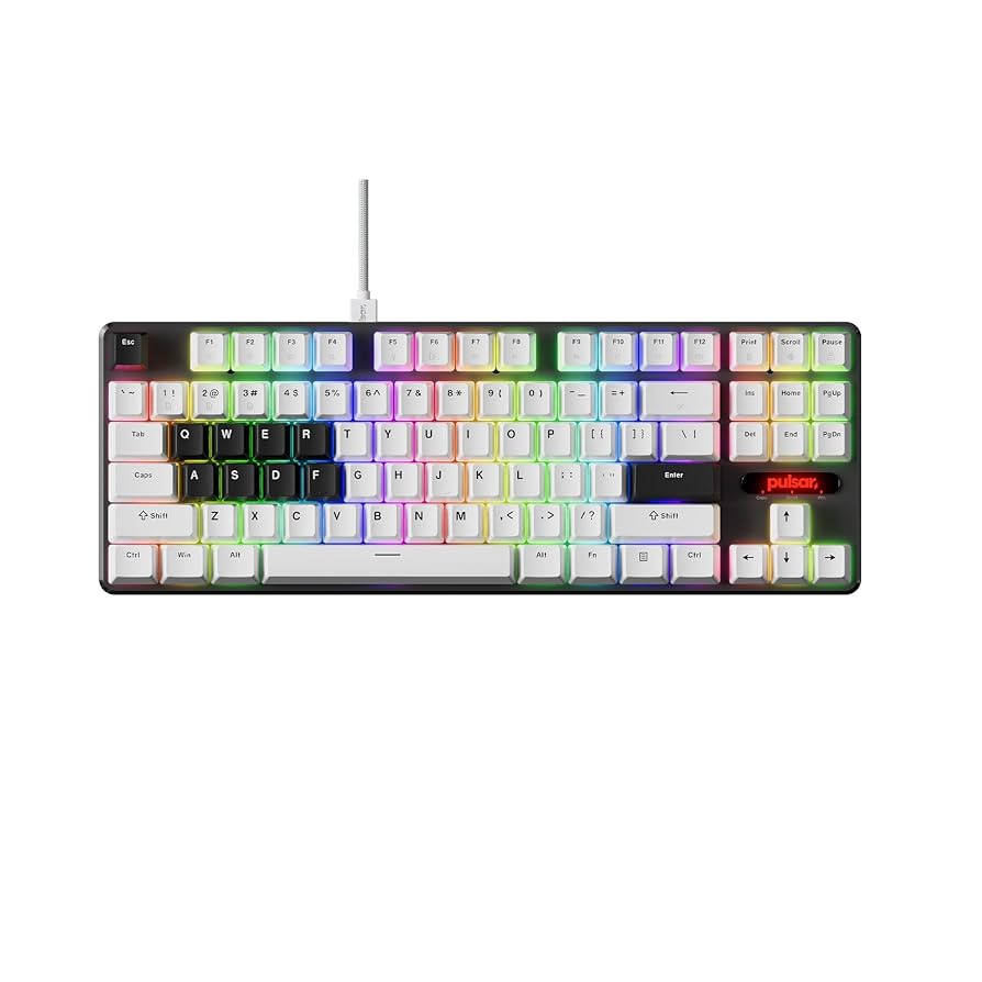 Pulsar PCMK 2HE TKL メカニカル ゲーミング キーボード ANSI] PCMK 2 HE TKL Hall Effect Magnetic Gaming Keyboard
