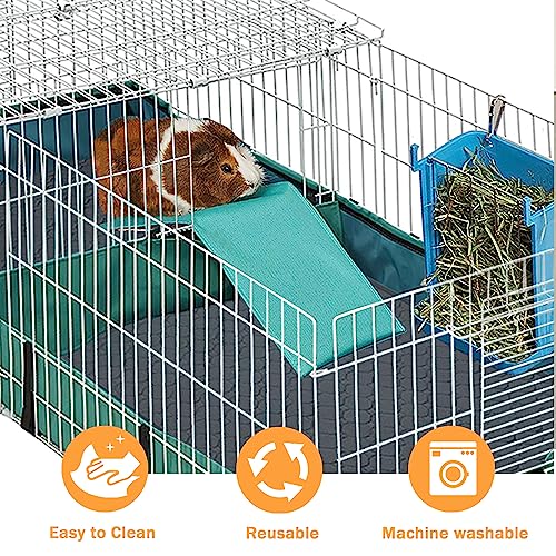 Guinea-Pig-Cage-Liners-Washable-Guinea-Pig-Bedding-for-Midwest-Cage-3-Pack-47X24-Reusable-Anti-Slip-Waterproof-Absorbent-Guinea-Pig-Pee-Pad-for-Small-Animal-Rabbit-Bunny-Chinchilla