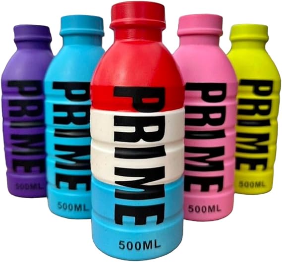 QBL Prime Bottle Squishy Toys Squeeze, Squish, and Relieve Stress