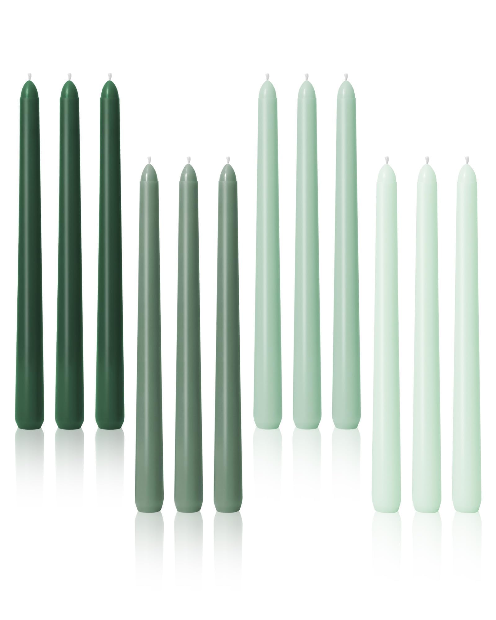 Viyffo 10-Inch Taper Candles 12 Pack