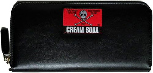 Amazon Cream Soda ラウンドファスナーウォレット ロング Black 無地 Pink Dragon クリームソーダ Cream Soda クリームソーダ バッグ スーツケース