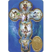 Generic Estampa 7 ARCANGELES con Medalla, Religion/Religious Card