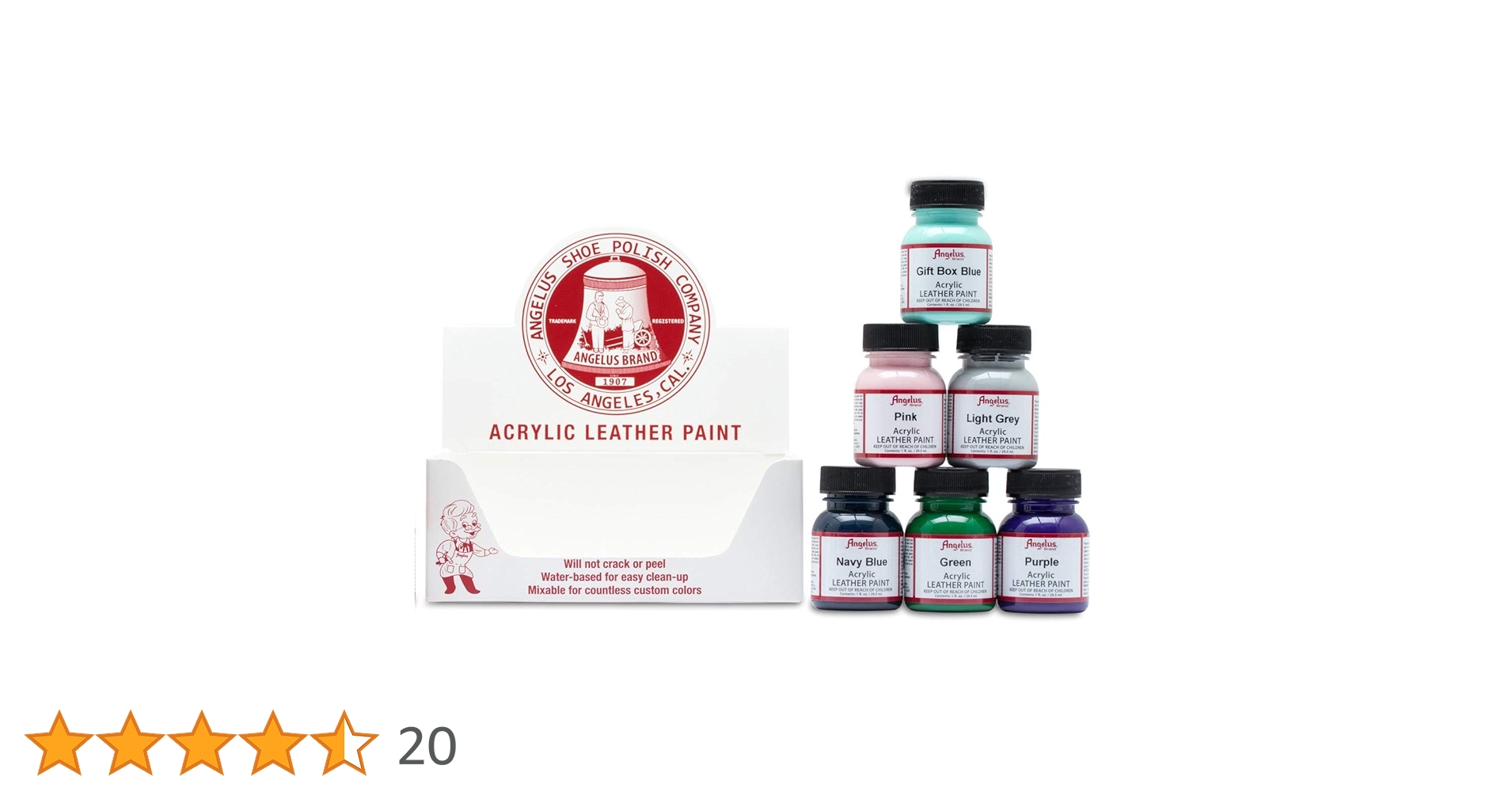 アンジェラスペイント新品5色4oz とエアーブラシセット(バラ売り無し) Amazon | アンジェラス スタンダードペイント30ml 色が選択
