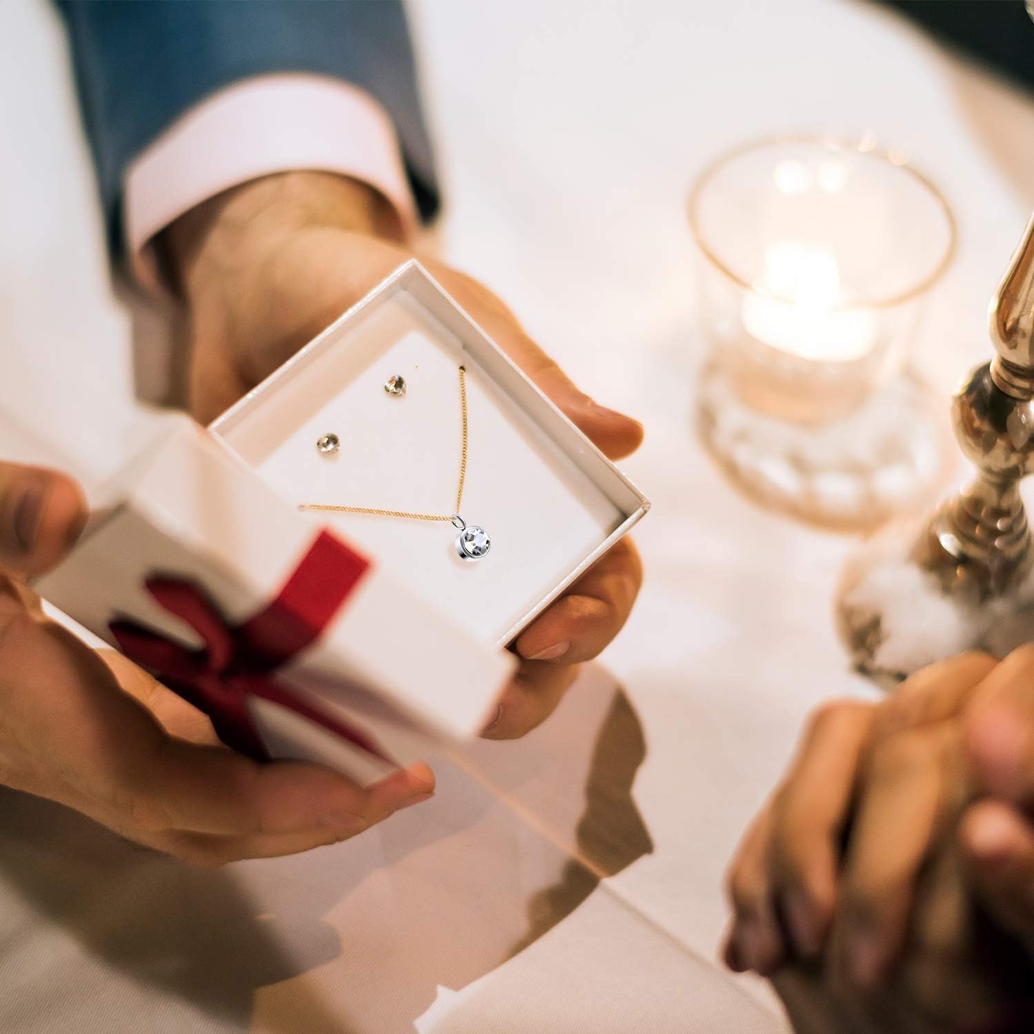 Hicarer 60 Pcs Crystal Birthstone Charms Beads 12 Colors Round Crystal Charm with Rings for Handmade Making Jewelry Pendants Necklace Bracelet Earrings, 6 mm - Image 5