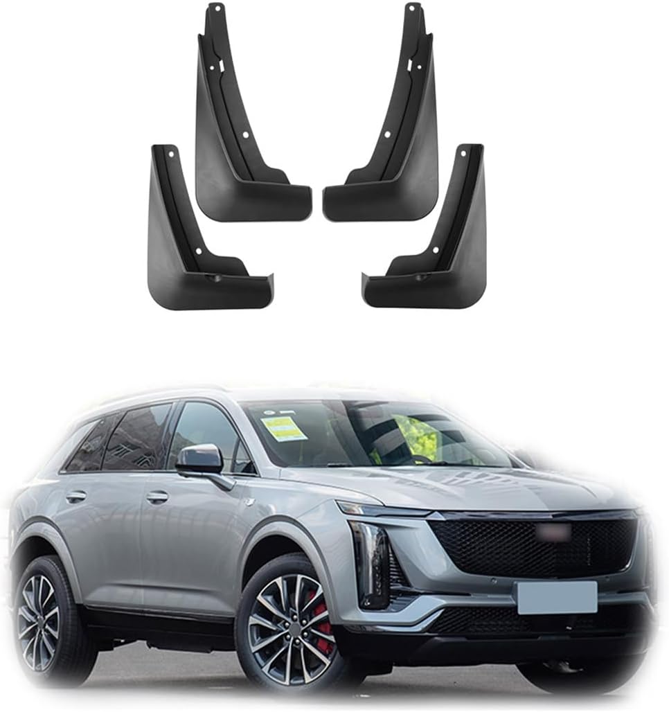 Car Mudguard Mud Flaps for Cadillac XT5 2025+ Molded Custom Front and Rear Mudflaps Splash Guards Flares Kit 4-PC Auto Accessories,Send 1 Car Wash Towel