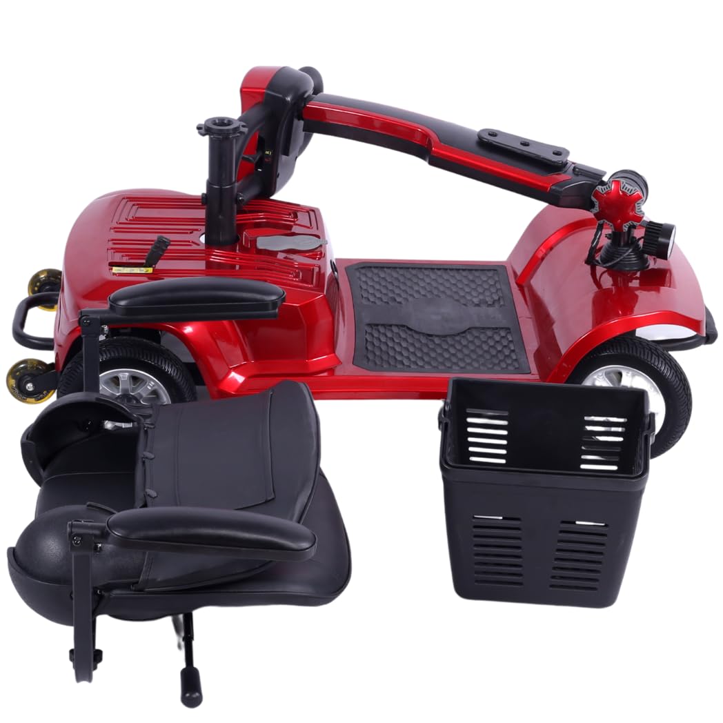 Scooter 4 Ruedas para Movilidad Reducida y Mayores Desmontable Medidas Reducidas 190 Kg Dortomedical®