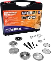 Vista 5 de Kits de reparación de rosca Rotary Thread - Más rápido y fácil de perseguir, restaurar y limpiar roscas internas o externas, todo en un juego