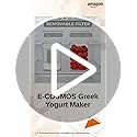 Image of E-COSMOS Plastic Multipurpose Greek Yogurt & Curd Maker Hung Curd - 1100ml | Durable, BPA-Free | Easy Homemade Yogurt & Cheese (Yogurt Maker), 10L x 8W x 16H cm, Multi-Coloured