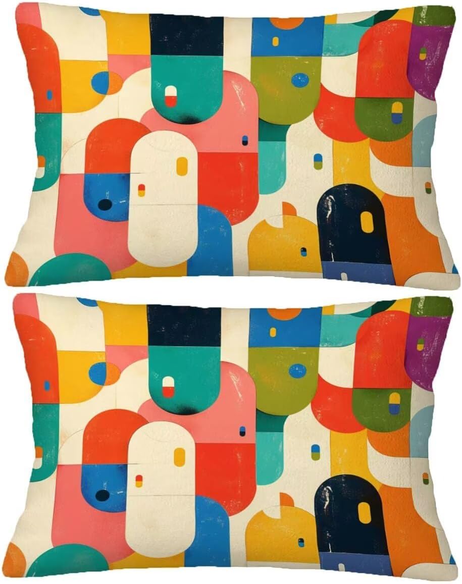 Cojines Sofa Color Fundas Almohadas 70x40 pack 2 Funda Almohada ...